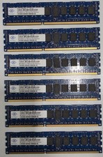 Nanya 24GB 6x4GB NT4GC72B8PB0NL-CG DDR3-1333 PC3-10600R ECC RDIMM RAM -Tested picture