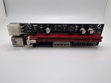 Ubit 6-Pack Multi-Interface (6-pin/Molex/SATA) PCI-E Riser PCIe x1 to x16 Extend picture