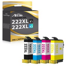 222XL Replacement Ink Cartridges forEpson 222XL for Expression Home XP-5200 Lot picture