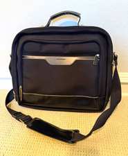 Jack Georges 8164 Black Nylon 15 in Laptop Messenger Bag Padded Partitions picture