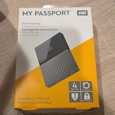 Western Digital WD My Passport 4TB USB 3.0 Portable External HDD Black PC/Mac picture