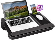 Escritorio portátil Home Office Pro con reposamuñecas y alfombrilla para ratón picture
