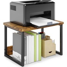 Desktop Printer Stand With Storage Shelf Heavy Duty Riser For Home Office picture