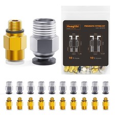 PC4-M10 & PC4-M6 Bowden PTFE Tube Connectors, Push-to-Connect Quick Fittings,... picture