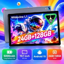 Tablet 10 inch Android 15 Octa-Core A523 Tablet 24GB 128GB ROM 5GWifi Bluetooth picture