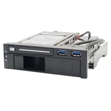 SYBA SY-MRA55006 5.25 in. Dual Bay Mobile Rack for both 2.5 in. and 3.25 in. ... picture