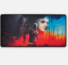 THE WITCHER 3 10TH ANNIVERSARY KEY ART OVERSIZED MOUSE PAD Desk Mat Gerald Ciri picture