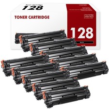 10PK Black CRG128 Toner For Canon 128 Cartridge imageCLASS MF4770n MF4880dw D530 picture