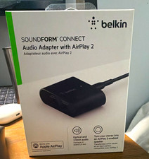 Belkin SoundForm Connect AirPlay 2 Audio Adapter, Black (AUZ002TTBK) picture