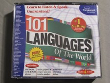 101 Languages Of The World CD-ROM 4 Discs Over 140,000 words/25,000 Phrases OOP picture