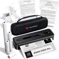 Phomemo A4 Portable Printer Wireless Bluetooth Printer Travel Android iOS lot picture