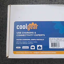 Coolgear USBG-232TTL Isolated USB 3.2 to RJ-45 Adapter 3.3V 0.15m Black picture