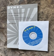Dynex All-In-1 External Card Reader/Writer, Model DX-CR121 Software Only picture