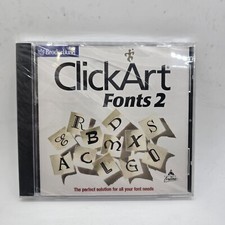 Broderbund 2002 ClickArt Fonts 2 Perfect Solution CD WIN98/2000/ME/XP New picture