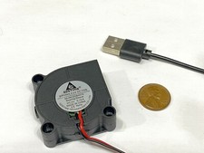 USB 5V Brushless 4015 Cooling Fan Blower 2pin 40mm x 15mm 4cm G34 picture