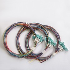 Fiber Pigtail Cable 1/3/5pcs LC/UPC  12 Colors OM3 0.9mm 1M/1.5M/2M Multi-Mode picture