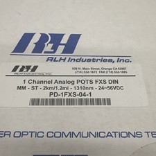 RLH Industries 1 Channel Analog POTS FXS DIN/WALL Mount PD-1FXS-04-1 picture