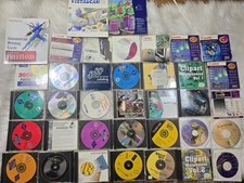 Mixed Lot Vintage Mac Windows media / Graphics / Sound Software - CDs 37 Pieces picture