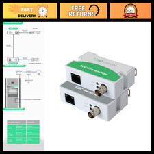 PoE over Coax EoC Converter - IP Ethernet Adapter for Long Distance Networking picture