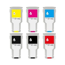 6 Pack 745 DesignJet Ink Cartridge Kit F9K06A F9K05A F9K04A F9K03A F9K02A F9K... picture