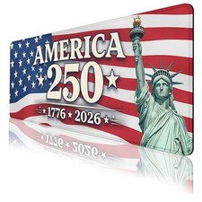 America 250 Mouse Pad Statue of Liberty America Flag Mousepad Extended Large ... picture