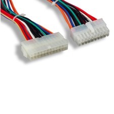 Kentek 6 Inch 24 Pin Male to 20 Pin Female Cable Power Supply to PC Mainboard picture
