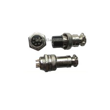 5pcs Aviation Plug Male Female Panel Power Chassis Metal Connector 16mm 7-Pin GX picture