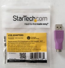 StarTech.com Replacement PS/2 Keyboard 6-Pin to USB Adapter M/F #GC46MFKEY - NEW picture