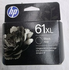 HP 61XL OEM Black Ink Cartridge NEW/SEALED EXP: 08/27 picture