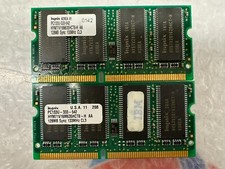 (2pcs) Hynix PC133U-333-542 HYM71V16M635HCT6-H 128MB Sync 133Mhz CL3 picture