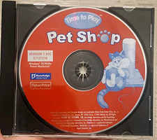 Fisher Price Time to Play Pet Shop PC Mac CD-ROM 1998 Vintage S7127210 picture