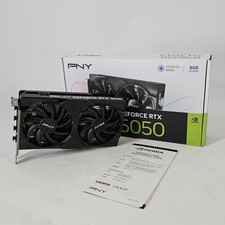 PNY Dual Fan GeForce RTX 5050 8GB RAM - Graphics Card - Excellent Condition picture