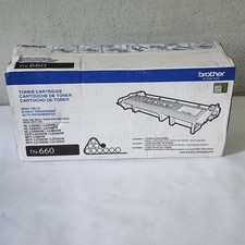 Brother TN-660 Black High Yield Toner Cartridge Genuine New Sealed Damaged Box picture