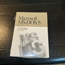 Microsoft MS DOS 5 OS 5.25