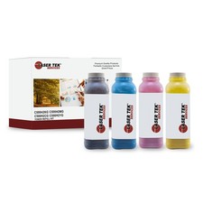 4Pk LTS C500 CMYK Toner Refill Kit Compatible for Lexmark C500 X500 X502 picture