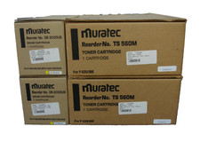 NEW SURPLUS GENUINE OEM MURATEC LOT OF 2 TS560M TONER DK2030US DRUM F- 520 F-560 picture
