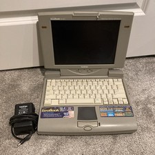 Vintage Laptop Brother GeoBook NB-80C Personal Digital Notebook FOR PARTS REPAIR picture