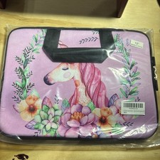11 11.6 12 12.1 12.5 inch Laptop Carrying Bag Chromebook Case Pink  Unicorn picture
