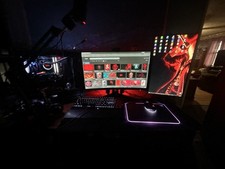 Mid To High Tier Gaming Computer Setup. picture