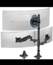 Triple Monitor Mount up to 49 inches, Fully Adjustable Heavy Duty 3 Monitor A... picture