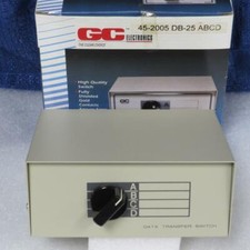 GC Electronics 45-2005 Manual DB25 Female Port A/B/C/D Data Switch 4-Way picture