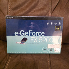 EVGA NVIDIA GeForce FX 5200 128MB DDR AGP 8X/4X Dual Display VGA TV-Out picture