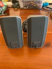 Sony SRS-A202 Desktop Speakers Portable Mega Bass, Good Used Working Condition picture
