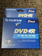 New Fujifilm DVD+R 3 Pack 4.7GB/Go 120 Minutes Max Write Speed 8x picture
