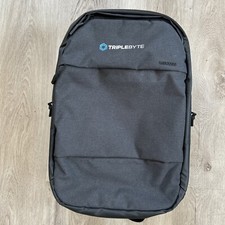 Incase Icon Travel Laptop Backpack Black Full Size Shoulder Zip Bag TripleByte picture
