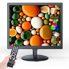 Eyoyo 17-inch monitor HDMI VGA AV BNC USB fr Security Sameras DVR PCs DVD PS5 picture