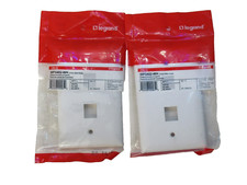 (NEW - Lot of 2) LEGRAND WP3402-WH , WP3402WH 2-Port Wall Plate picture