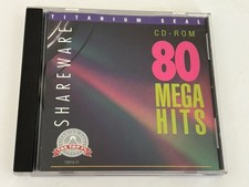 Titanium Seal Soft Key Share ware 80 Mega Hits Games CDROM DOS Windows 74019 picture