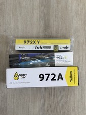 972a 972x YELL Ink Cartridge For HP PageWide Pro, Lot of 3 picture