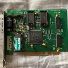 RARE VINTAGE DIAMOND STEALTH 64 DRAM T PCI FTUPCI7642M picture